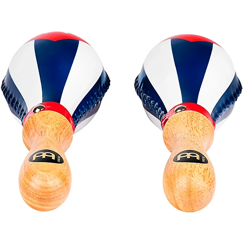 MEINL Traditional Rawhide Maracas with Cuban Flag