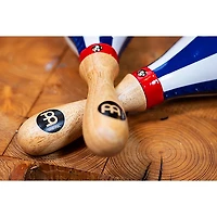 MEINL Traditional Rawhide Maracas with Cuban Flag