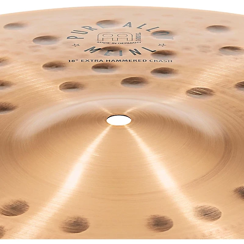 MEINL Pure Alloy Extra Hammered Crash Cymbal