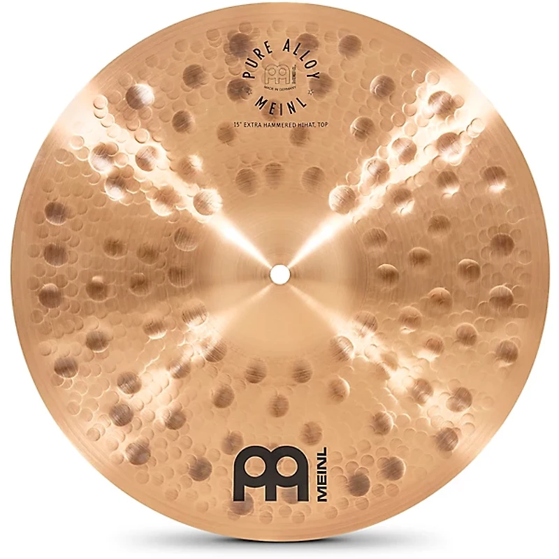 MEINL Pure Alloy Extra Hammered Hi-Hat Pair 15 in.