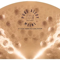 MEINL Pure Alloy Extra Hammered Hi-Hat Pair 15 in.