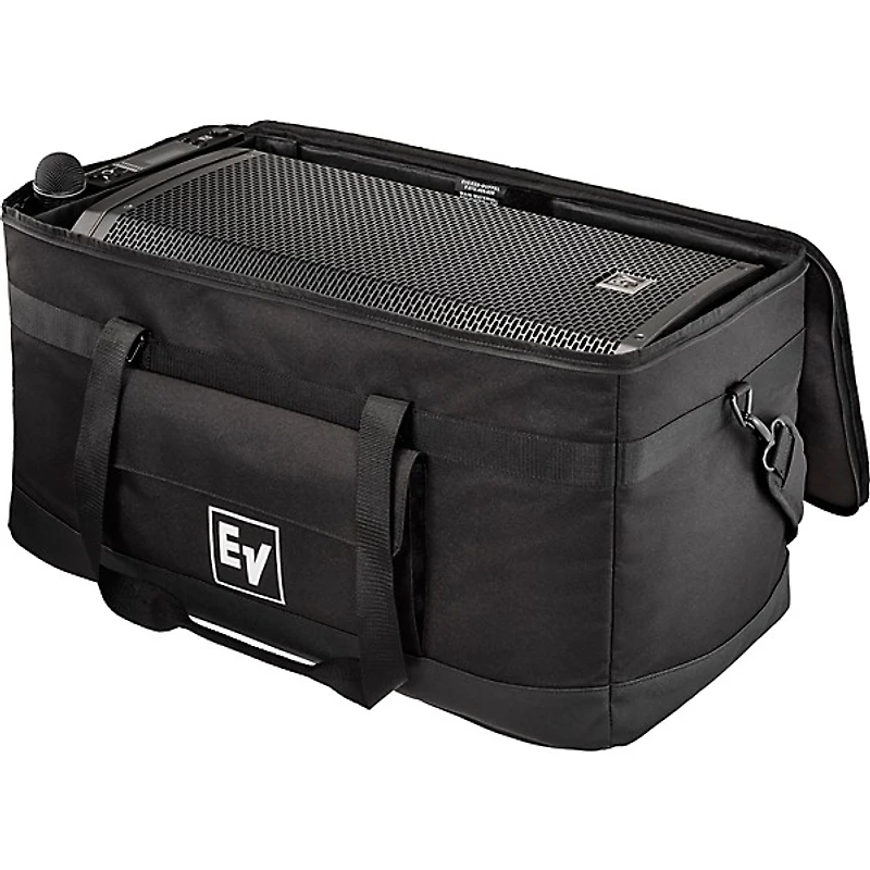 Electro-Voice EVERSE 12 12" 400W Weatherized Battery-Powered Loudspeaker With RE3 Wireless Handheld ND76 Microphone Set, Duffel Bag & Accessory Tray