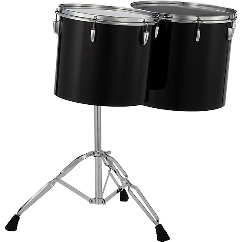 Pearl PTE Concert Series Single Head 13" & 14" Tom Set With BT3 & 7/8" Receiver and T895 Stand 13 x 11 in. , 14 x 12 in. Midnight Black