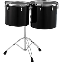 Pearl PTE Concert Series Single Head 13" & 14" Tom Set With BT3 & 7/8" Receiver and T895 Stand 13 x 11 in. , 14 x 12 in. Midnight Black