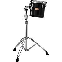 Pearl PTE Concert Series Single Head Tom Set with BT3 & 7/8" Receiver and T895 Stand 8 x 8 in., 10 x 10 in. Midnight Black