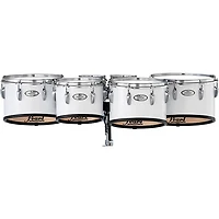 Pearl Finalist Marching Tenor Set 6, 6, 8, 10, 12, 13 in. Pure White