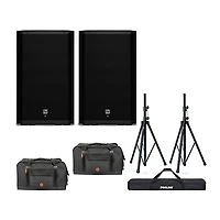 Electro-Voice ZLX-12P G2 1,000W Powered Speaker Pair With Bags and Stands