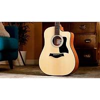 Taylor 110ce Dreadnought Acoustic-Electric Guitar Natural