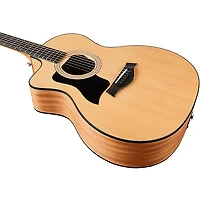 Taylor 114ce Grand Auditorium Left-Handed Acoustic-Electric Guitar Natural