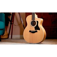 Taylor 214ce Koa Grand Auditorium Acoustic-Electric Guitar Natural