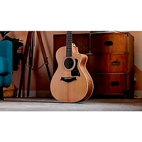 Taylor 212ce Grand Concert Acoustic-Electric Guitar Natural