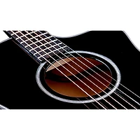 Taylor 214ce BLK Plus Grand Auditorium Acoustic-Electric Guitar Black