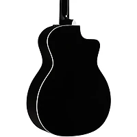 Taylor 214ce BLK Plus Grand Auditorium Left-Handed Acoustic-Electric Guitar Black