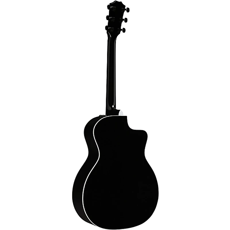 Taylor 214ce BLK Plus Grand Auditorium Left-Handed Acoustic-Electric Guitar Black