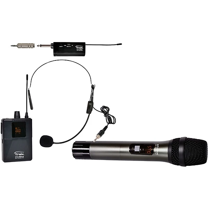 Galaxy Audio TREK UHF DUAL HANDHELD/ BODY PACK HEADSET WIRELESS