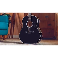 Taylor 217e Plus Grand Pacific Acoustic-Electric Guitar Black