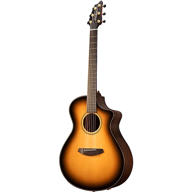 Breedlove Oregon Sitka Spruce-Myrtlewood Cutaway Concert Acoustic-Electric Guitar Saddleback