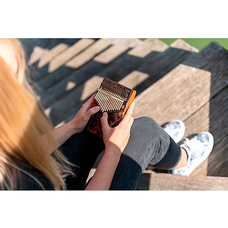 MEINL Sound Hole Designer Kalimba Lava