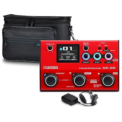 BOSS VE-22 Vocal Performer With Carry Bag and Power Supply