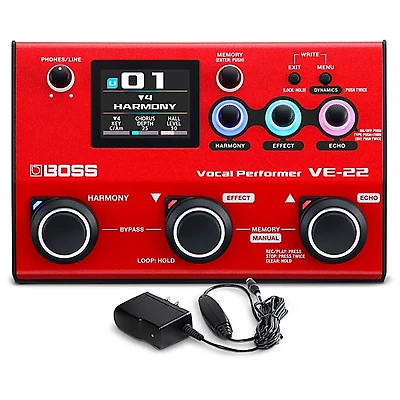 BOSS VE-22 Vocal Performer With Power Supply