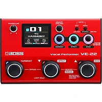 BOSS VE-22 Vocal Performer Bundle With E835 Microphone, XLR Cable, Power Supply, and Carry Bag