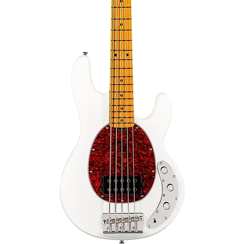 Sterling by Music Man StingRay Classic 5 RAY25CA Bass Guitar - Olympic White