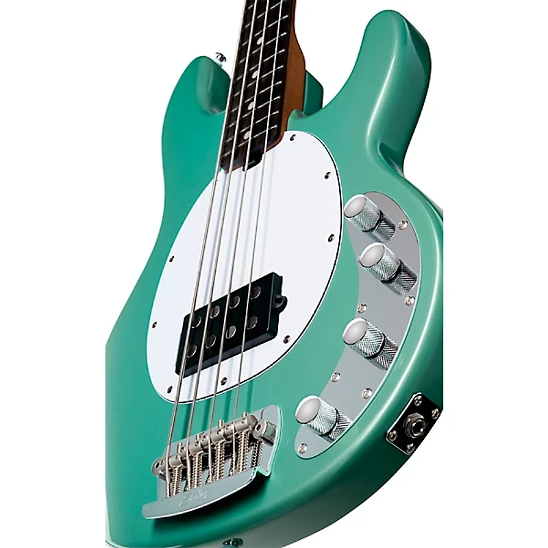 Sterling by Music Man StingRay RAY34 Bass Guitar - Dorado Green