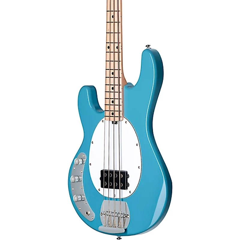 Sterling by Music Man StingRay RAY4 Left-Handed Bass Guitar - Chopper Blue