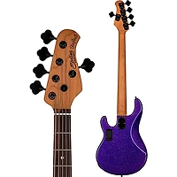 Sterling by Music Man StingRay RAY35 Sparkle Bass Guitar - Purple Sparkle