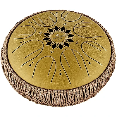 MEINL Sonic Energy C Major Medium Octave Steel Tongue Drum Gold