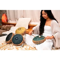 MEINL Sonic Energy C Major Medium Octave Steel Tongue Drum Gold