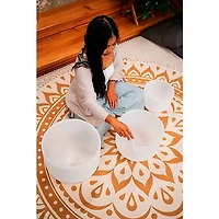 MEINL Sonic Energy 3-Piece Crystal Singing Bowl Set, A4/F4/C4, 432 Hz