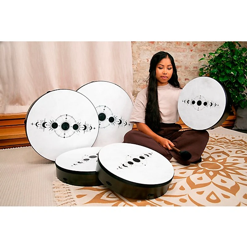 MEINL Sonic Energy Ritual Drum with True Feel Synthetic Head Moon Phases