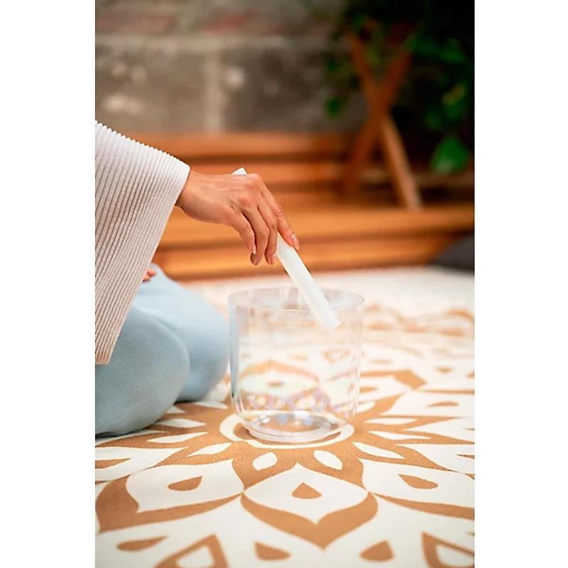 MEINL Sonic Energy 6" Essence Crystal Singing Bowl, Clear, E4, 440 Hz, Solarplexus Chakra