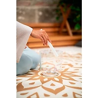 MEINL Sonic Energy 6" Essence Crystal Singing Bowl, Clear, E4, 440 Hz, Solarplexus Chakra