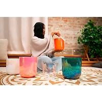 MEINL Sonic Energy 6" Essence Crystal Singing Bowl, Clear, E4, 440 Hz, Solarplexus Chakra