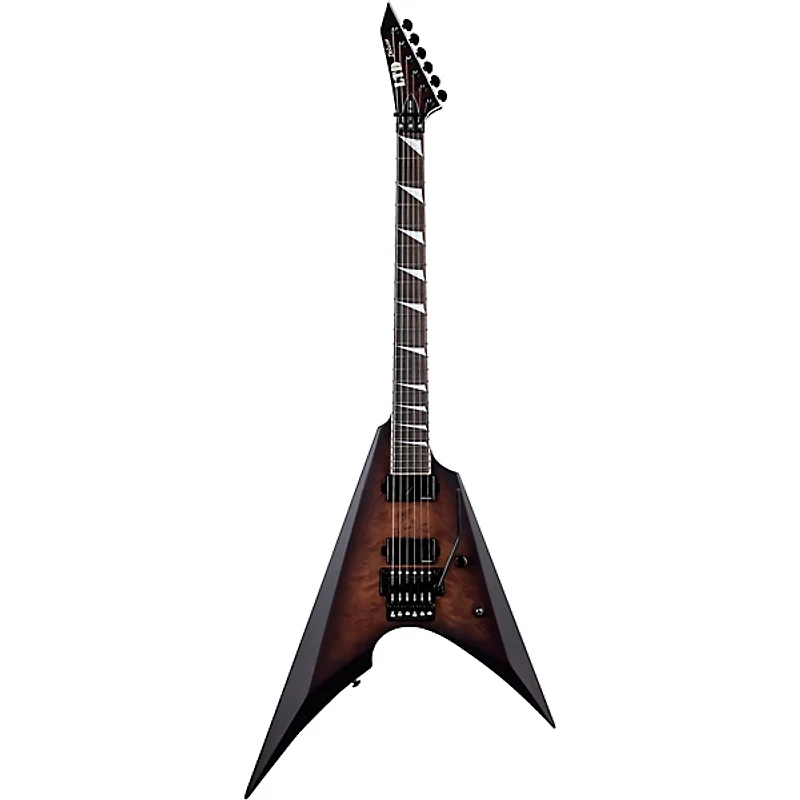 ESP LTD Arrow-1000 Electric Guitar Dark Brown Sunburst Satin