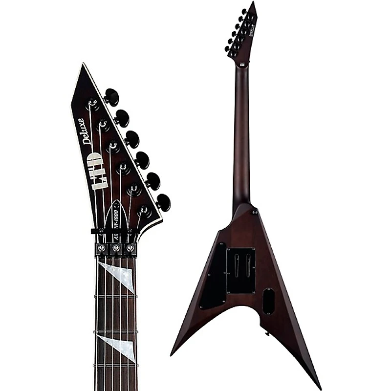 ESP LTD Arrow-1000 Electric Guitar Dark Brown Sunburst Satin