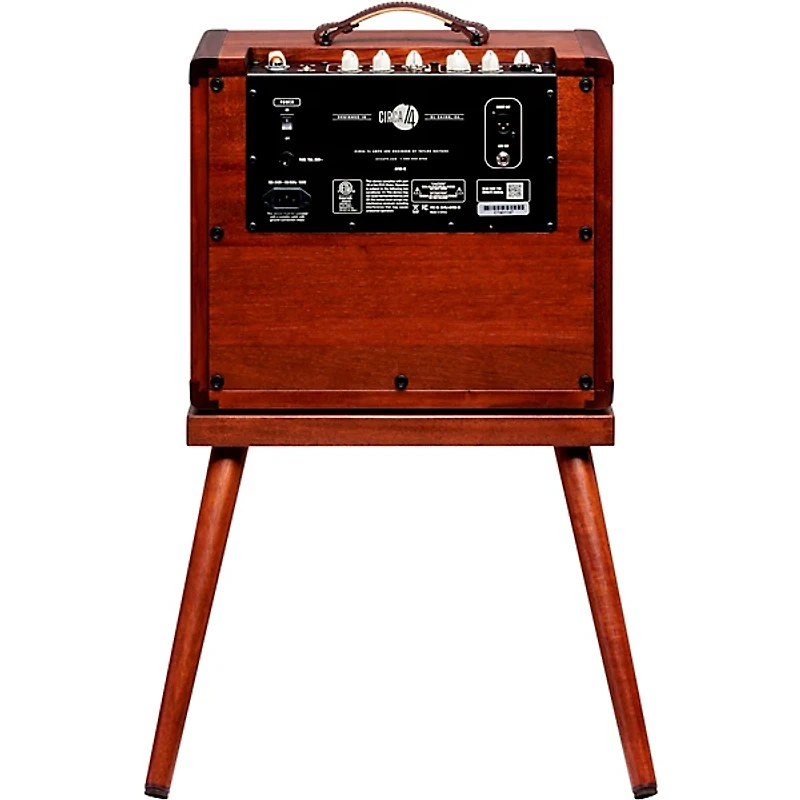 Circa 74 AV150-10 Acoustic Guitar and Vocal Amplifier With Amp Stand Mahogany