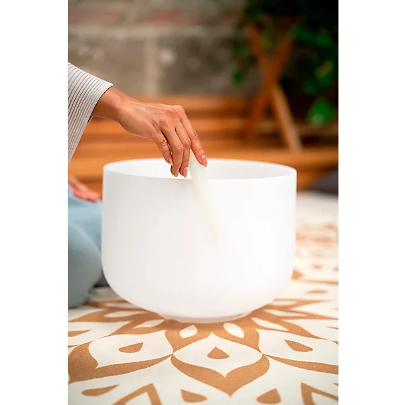 MEINL Sonic Energy Crystal Singing Bowl, Brow Chakra 12 in.