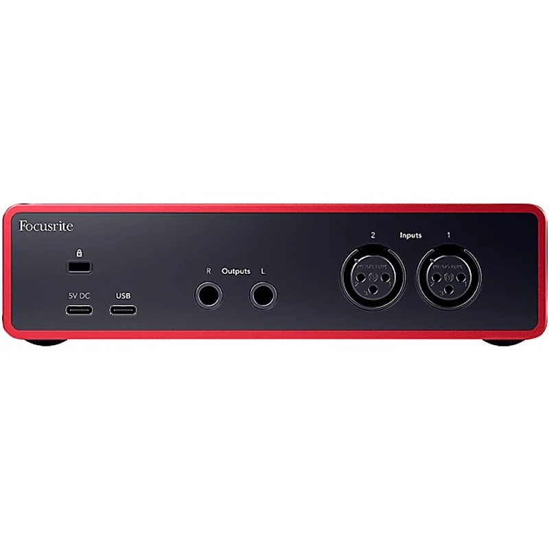 Focusrite Scarlett 2i2 4th Gen With Yamaha HS Studio Monitor Pair Bundle (Stands & Cables Included