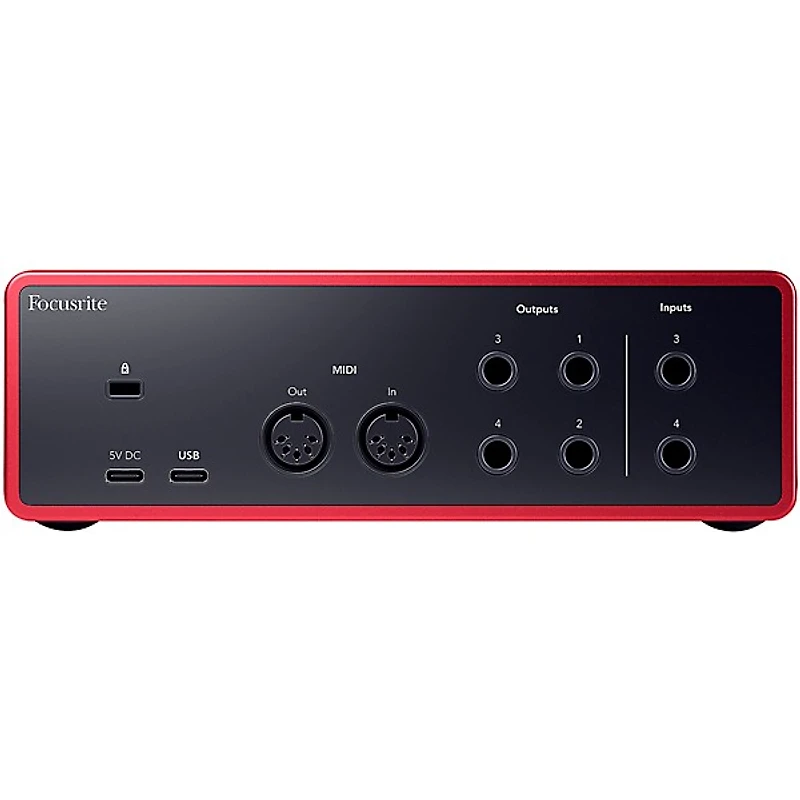 Focusrite Scarlett 4i4 4th Gen With Yamaha HS Studio Monitor Pair & HS8S Subwoofer Bundle (Stands & Cables Included