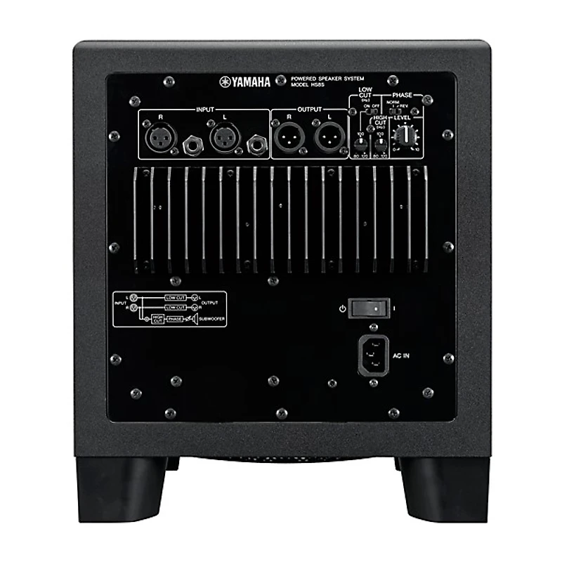 Focusrite Scarlett 4i4 4th Gen With Yamaha HS Studio Monitor Pair & HS8S Subwoofer Bundle (Stands & Cables Included