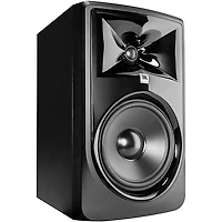 Focusrite Scarlett 4i4 4th Gen With JBL 3 Series Studio Monitor Pair Bundle (Stands & Cables Included)