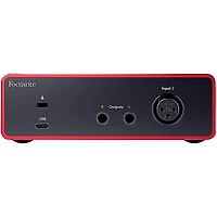 Focusrite Scarlett Solo 4th Gen With Yamaha HS Studio Monitor Pair & HS8S Subwoofer Bundle (Stands & Cables Included