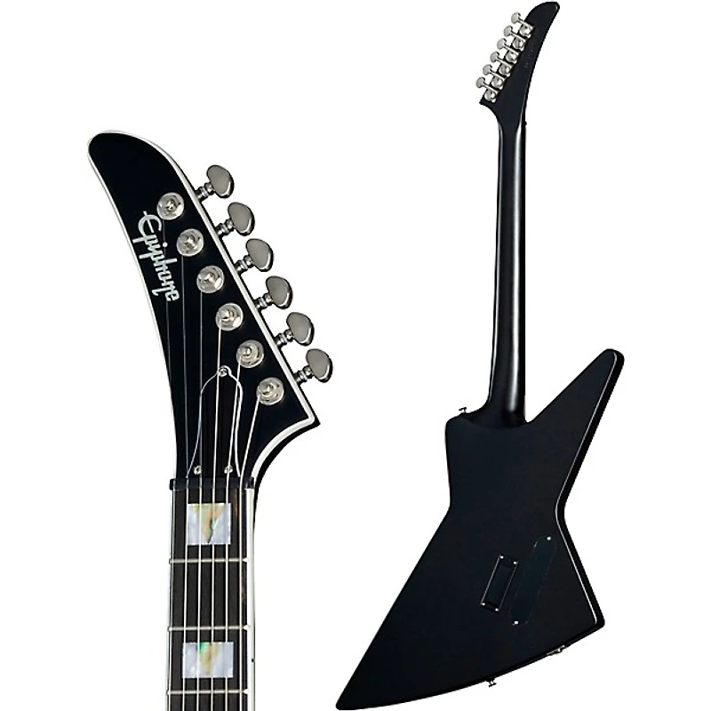 Epiphone Extura Prophecy Left-Handed Electric Guitar Aged Jet Black Metallic