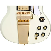 Epiphone Inspired by Gibson Custom 1963 Les Paul SG Custom With Maestro Vibrola Electric Guitar Classic White