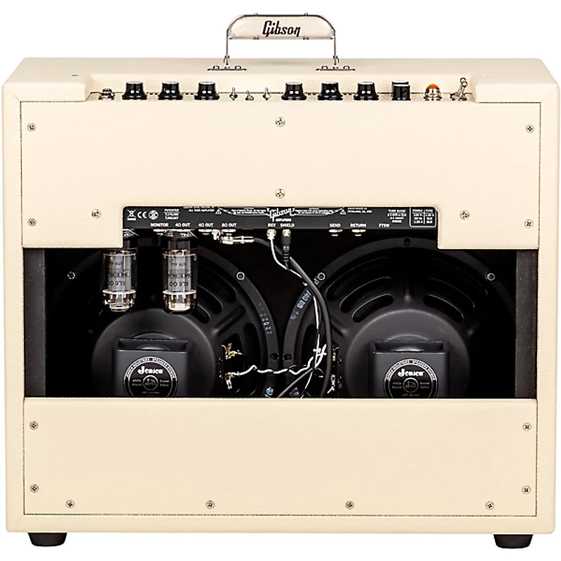Gibson Dual Falcon 20 2x10 Tube Guitar Combo Amplifier Cream Bronco