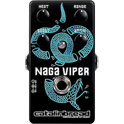 Catalinbread Naga Viper MKII Treble Booster Effects Pedal Black