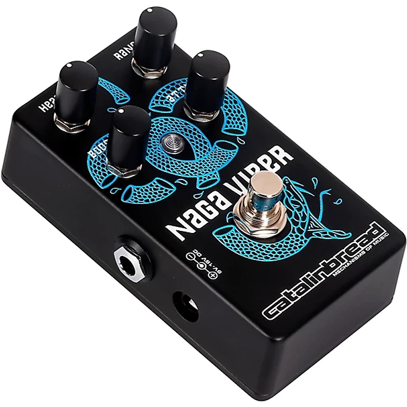 Catalinbread Naga Viper MKII Treble Booster Effects Pedal Black